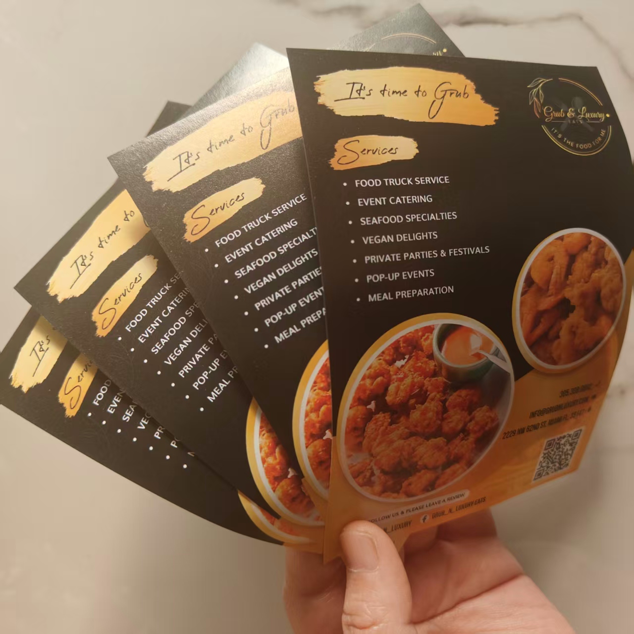 Commercial Flyer Printing - 500 قطعة من نشرة الإعلانات التجارية