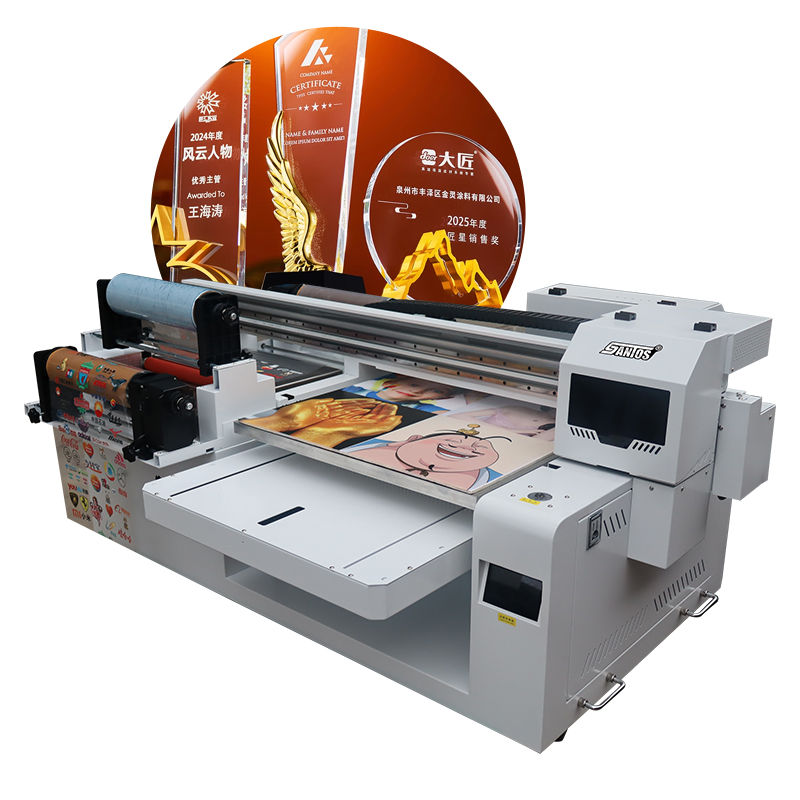Commercial Print Model - تحديث فاخر مخصص طابعة UV DTF