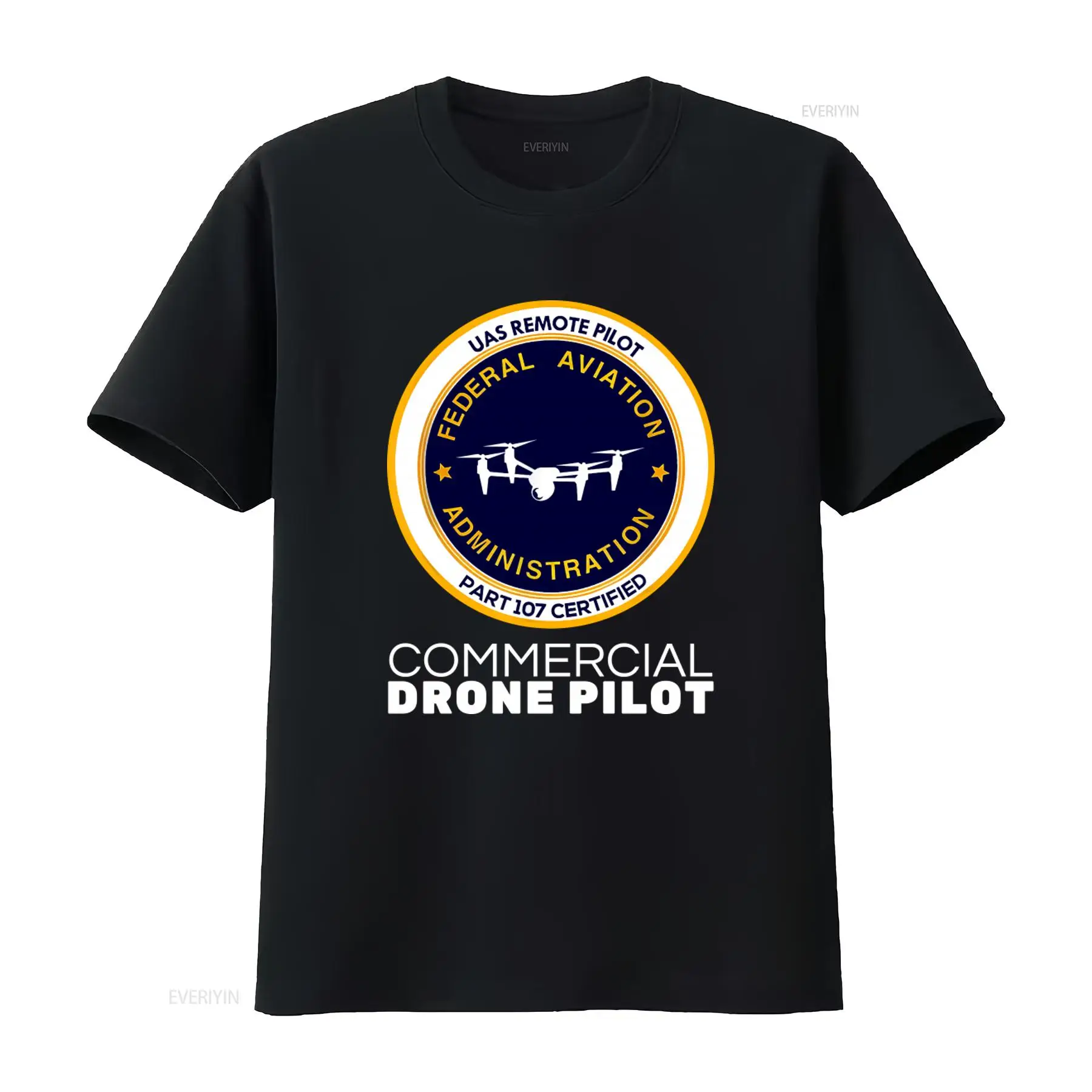 Commercial Shirt Printing - تي شيرت Uas Remote Pilot Part