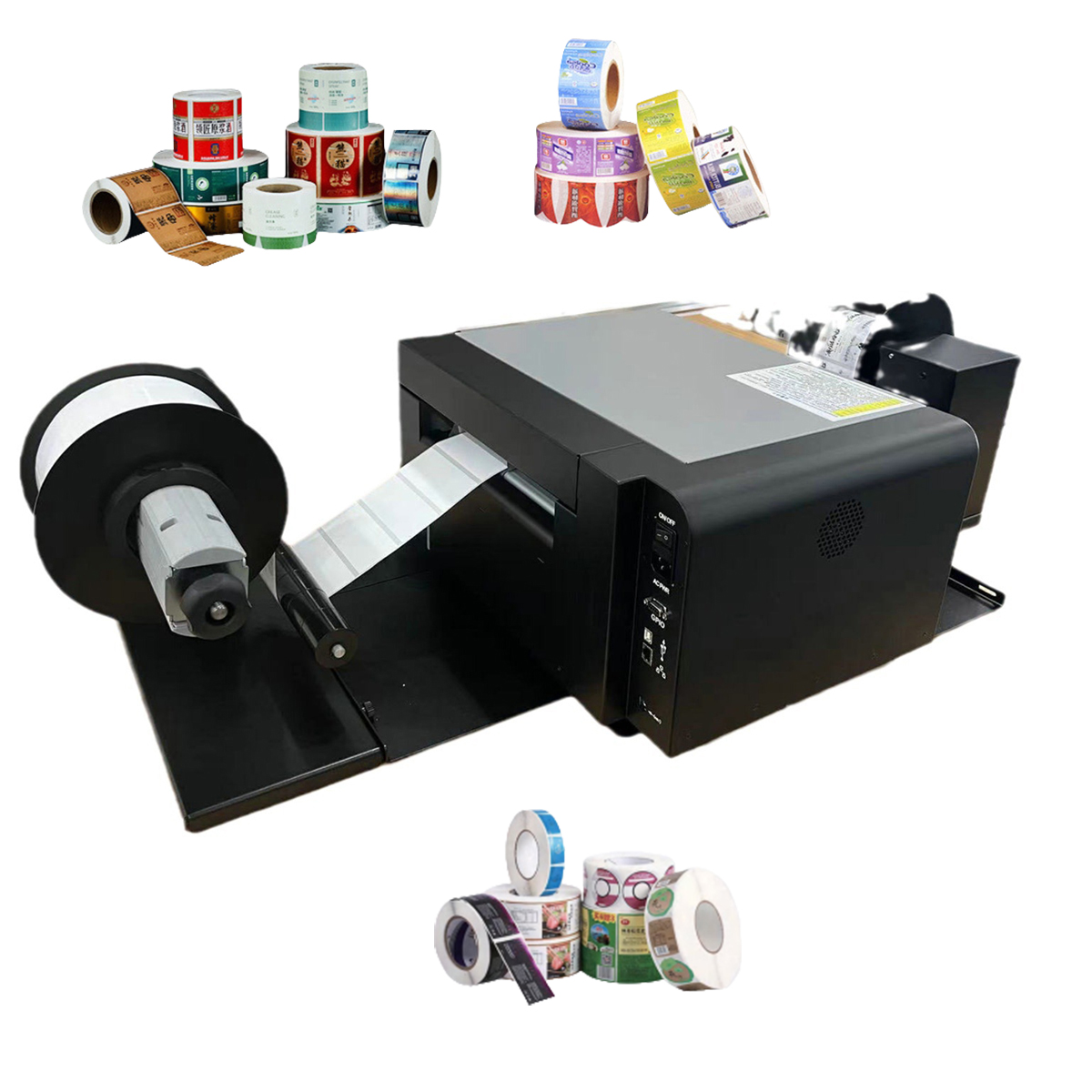 Commercial Printing Products - طابعة ملصقات رقمية ملونة بنظام رول