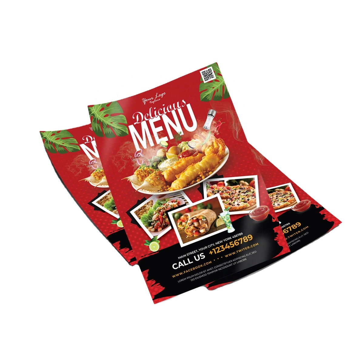 Commercial Printing Products - طباعة منشورات إعلانية ملونة بالكامل على
