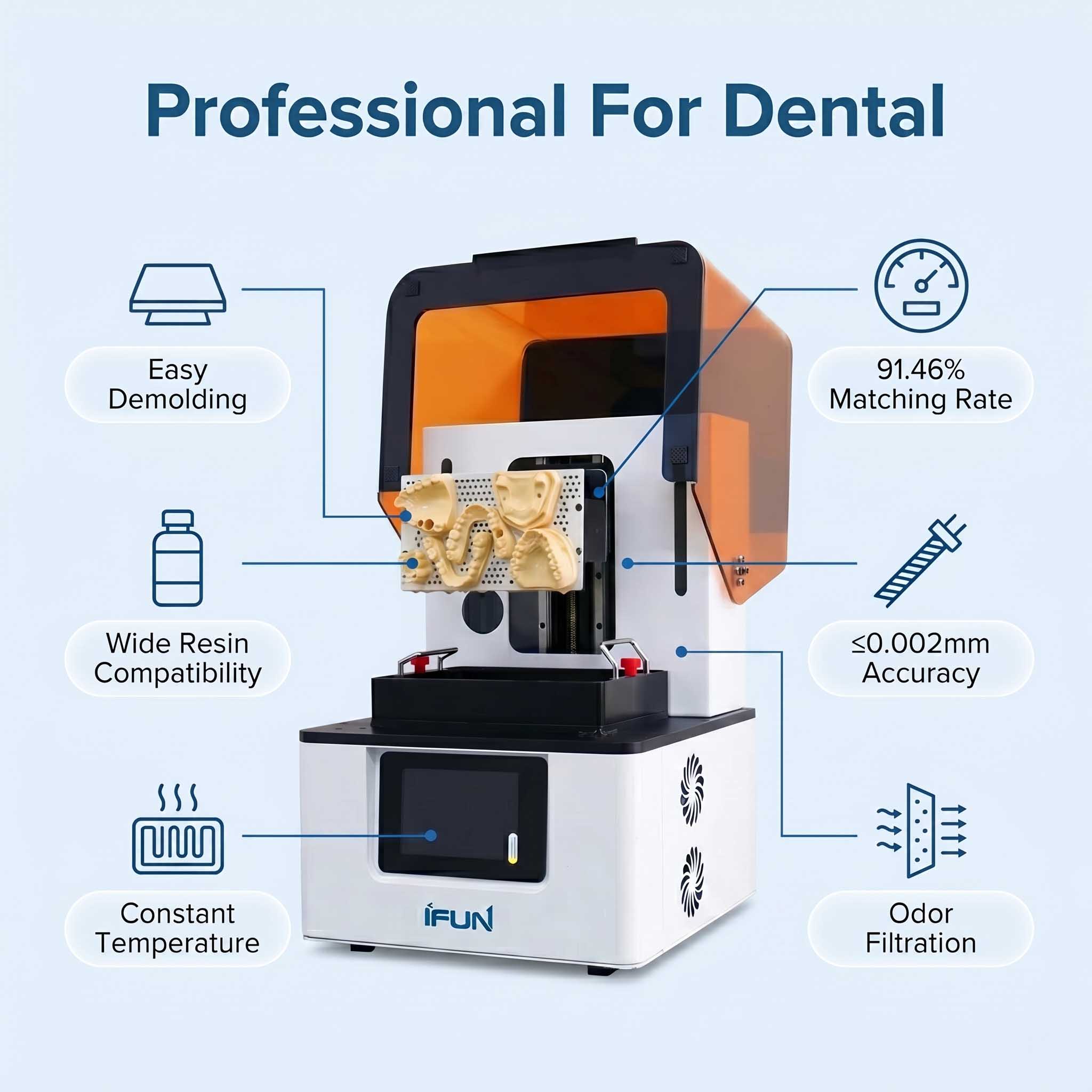 طابعة أسنان ثلاثية الأبعاد احت - مراجعة Commercial Print Model وسعره