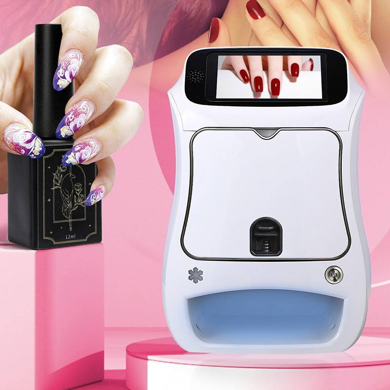 التلقائي الذكية DIY الرقمية مس - مراجعة Commercial Nail Printing Machine وسعره