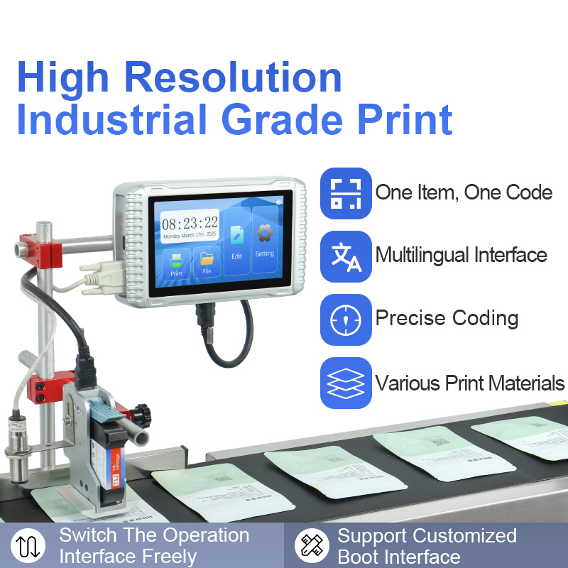 شاشة 7.0 بوصة طابعة نافثة للحب - مراجعة Commercial Printing Products وسعره