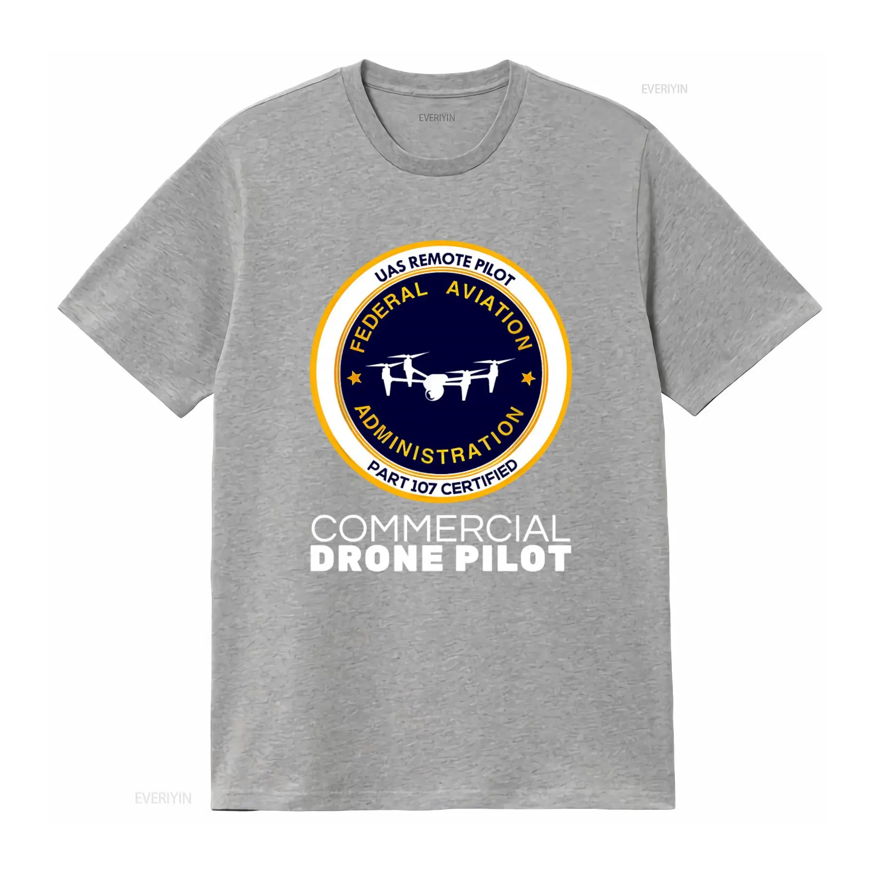 تي شيرت Uas Remote Pilot Part  - مراجعة Commercial Shirt Printing وسعره