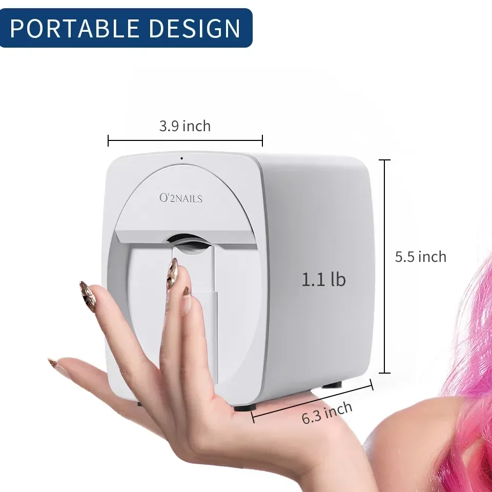 طابعة الأظافر الذكية ثلاثية ال - مراجعة Commercial Nail Printing Machine وسعره