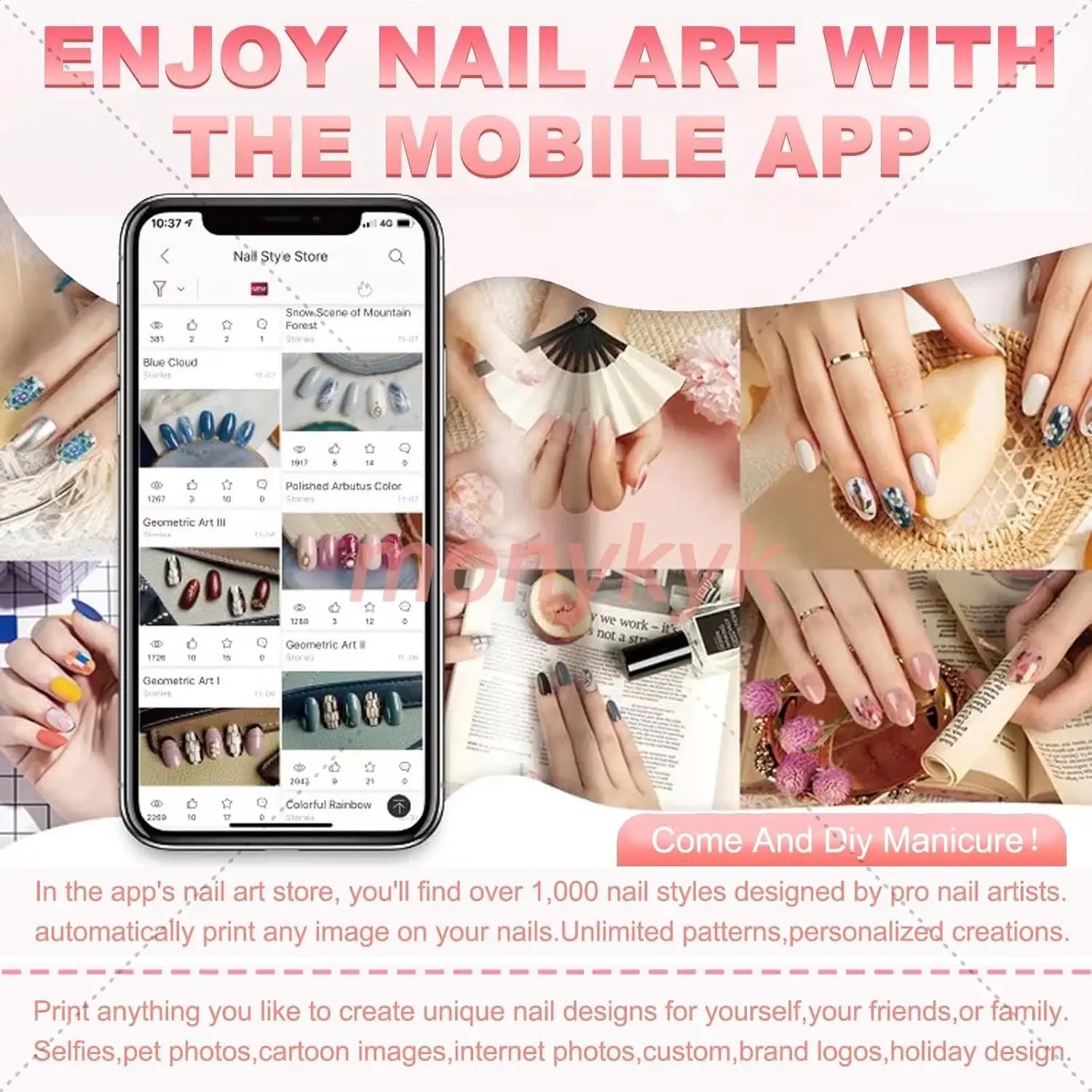 نظام طباعة الأظافر المتنقل O2n - مراجعة Commercial Nail Printing Machine وسعره