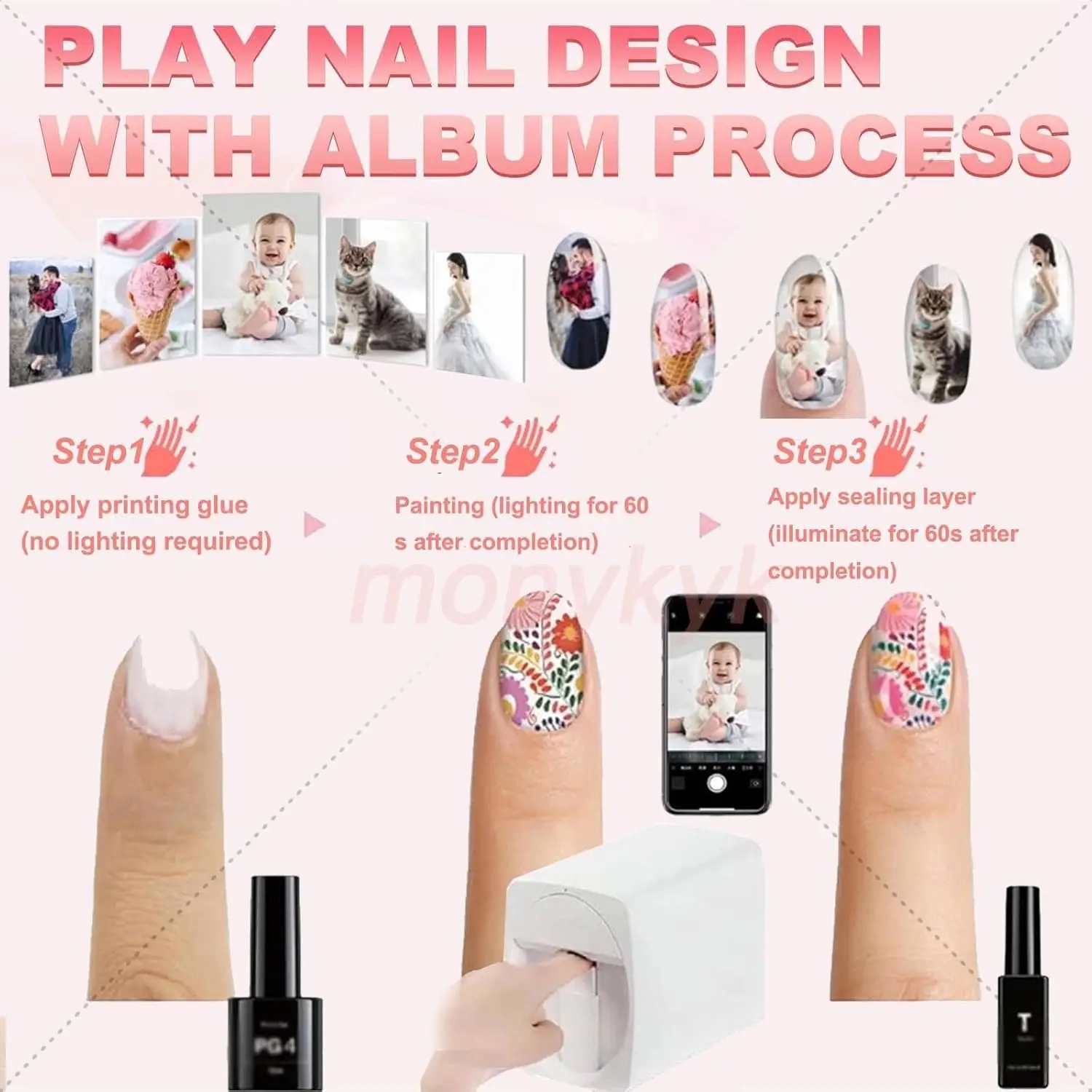 نظام طباعة الأظافر المتنقل O2n - مراجعة Commercial Nail Printing Machine وسعره
