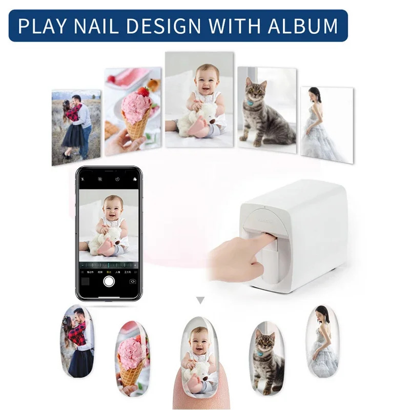 طابعة أظافر محمولة أصلية ثلاثي - مراجعة Commercial Nail Printing Machine وسعره