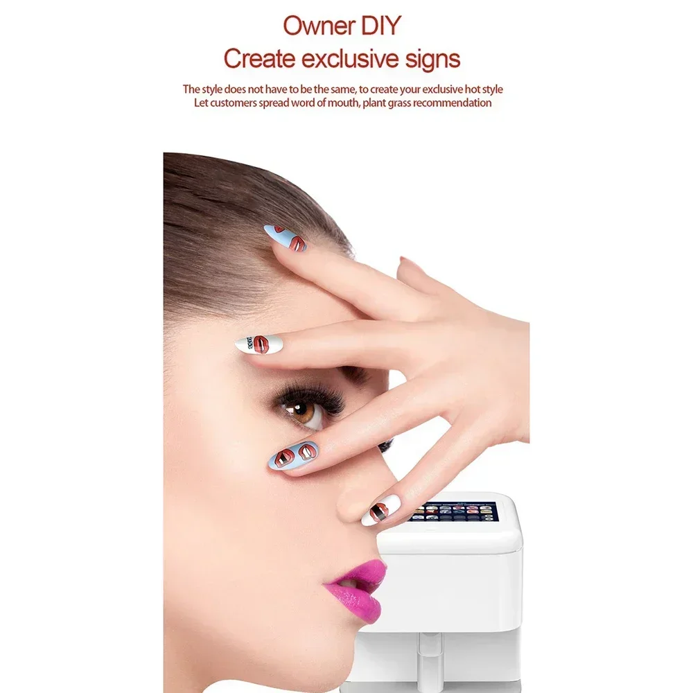 TTTTPortable الرقمية الذكية مس - مراجعة Commercial Nail Printing Machine وسعره
